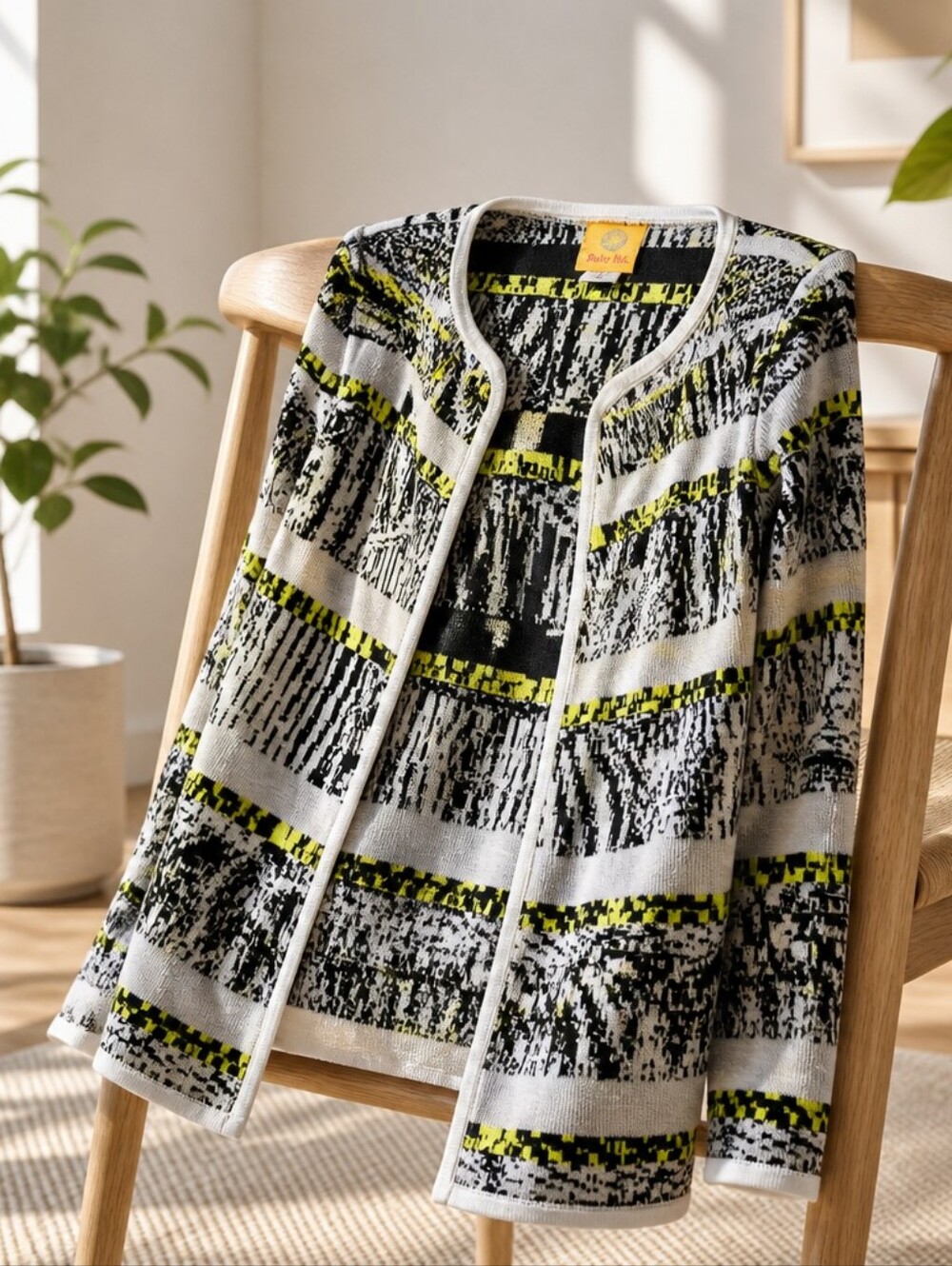 Ruby Rd. Women's Graphic Knit Sweater  Size Small  #235